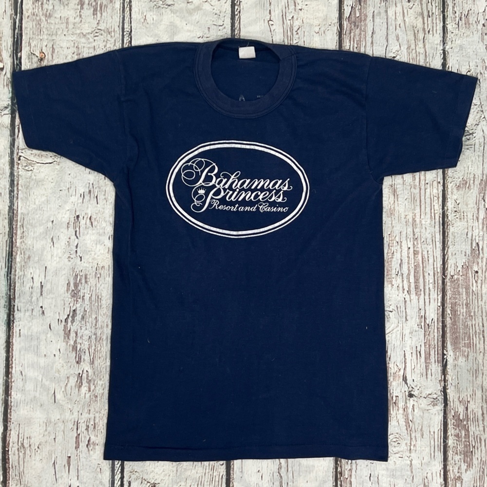 Vintage Single Stitch 80s Bahamas Princess Resort and Casino 1980s Tshirt